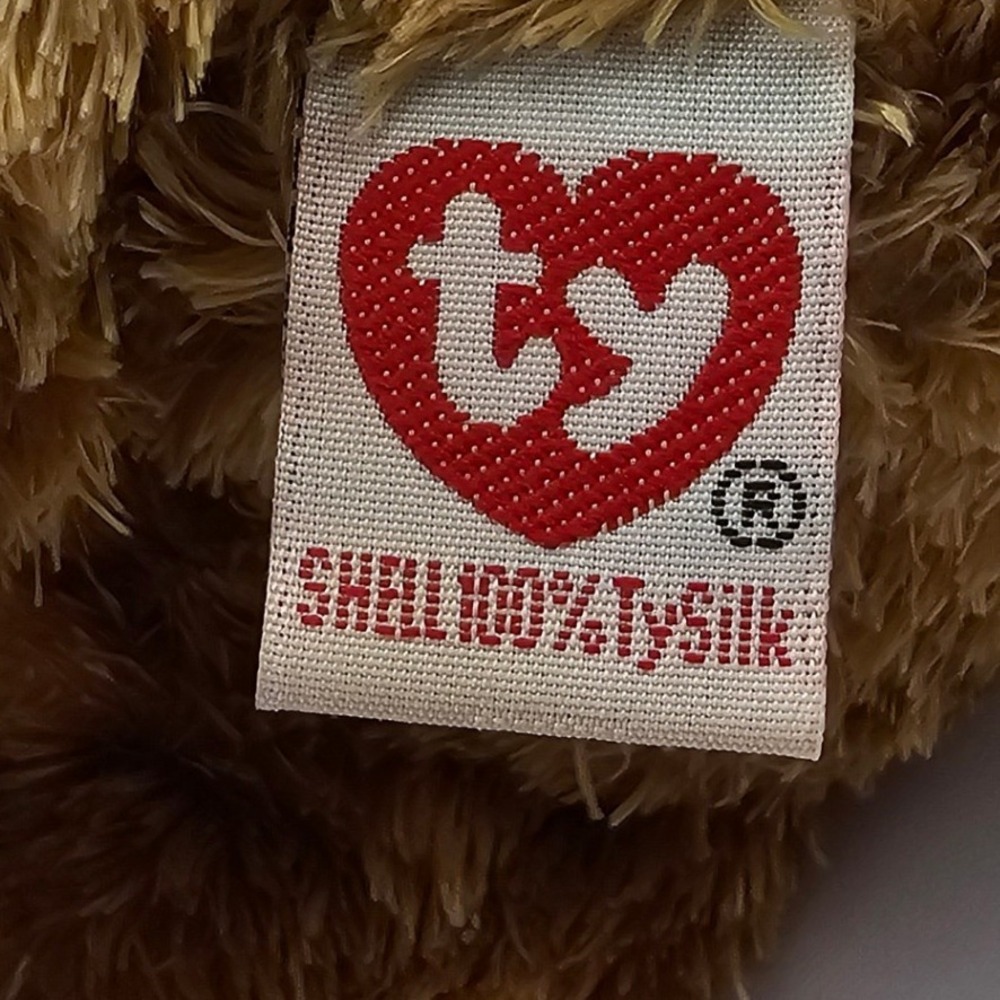 Ty Vintage 2002 Classic Cody The Dog Plush Brown Fluffy Toy Tags EUC Collectible - Picture 7 of 10